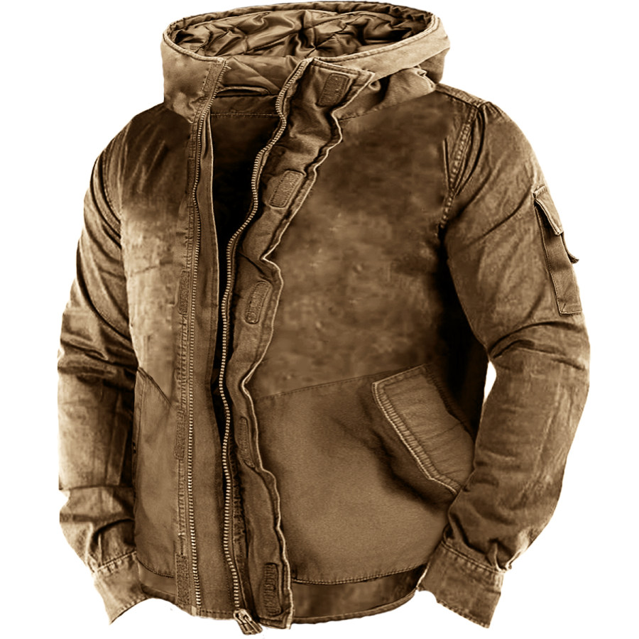 

Men's Retro Casual Long Sleeve Jacket