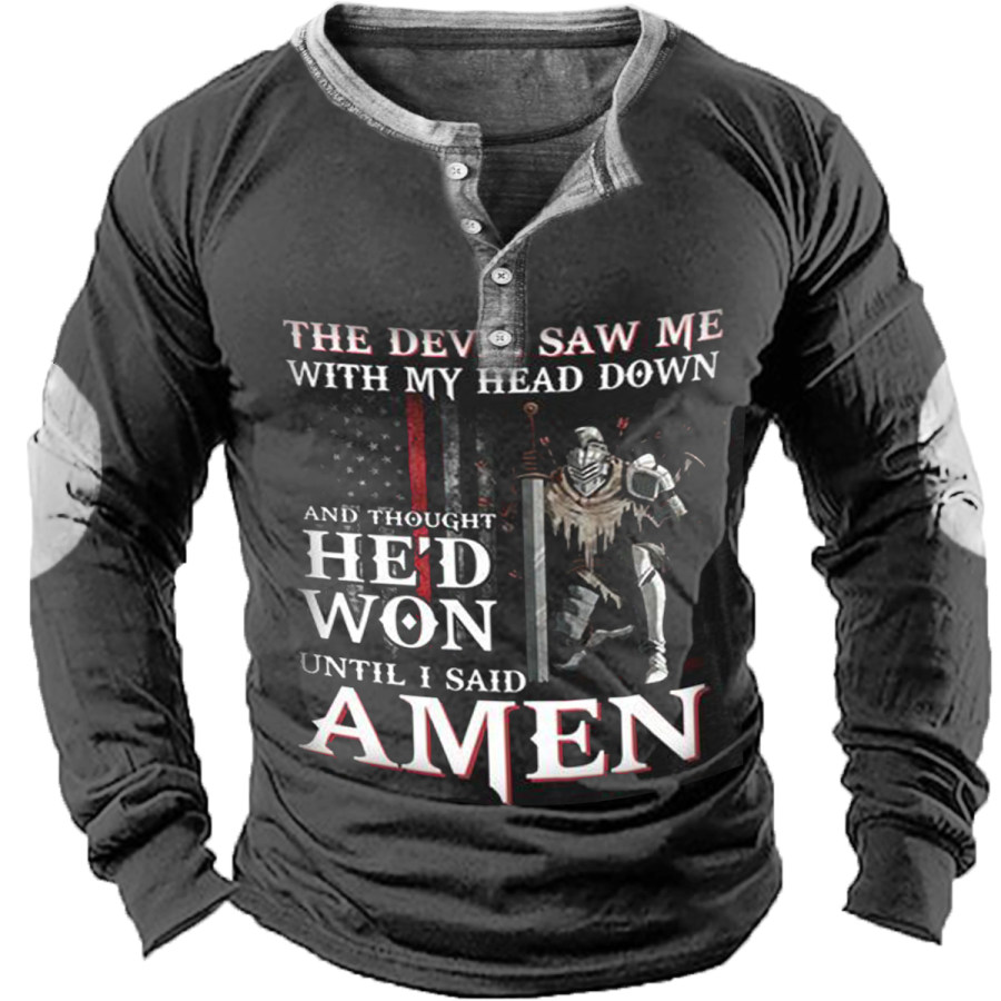 

Men's Vintage Templar Long Sleeve T-Shirt