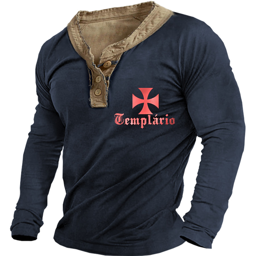 

Men's Vintage Templar Long Sleeve T-Shirt