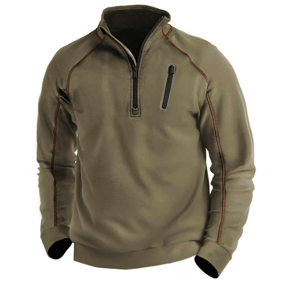 

Men's Outdoor Tactical Quarter Zip Sweatshirt