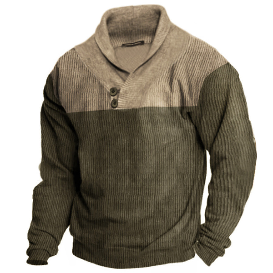 

Lässiges Langarm-Sweatshirt Mit Stehkragen Für Herren