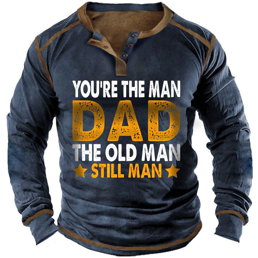 

Men's Vintage DAD Long Sleeve T-Shirt