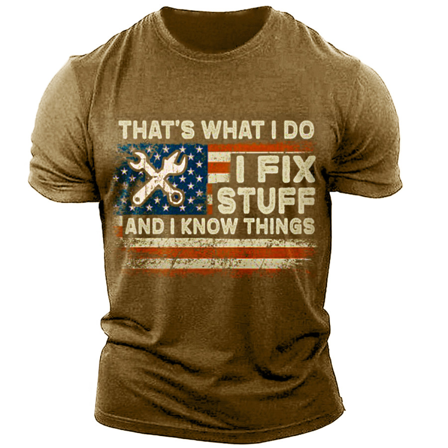 

Men's Vintage I FIX STUFF Short Sleeve T-Shirt