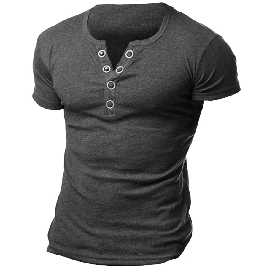 

Men's Vintage Casual Short Sleeve T-Shirt