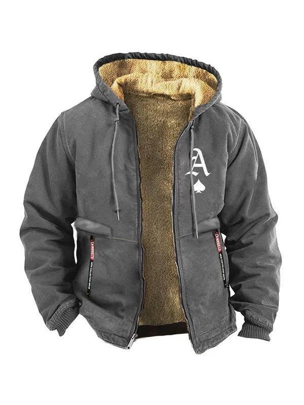 Men's Aces Winter Fleece Full Zip Hoodie