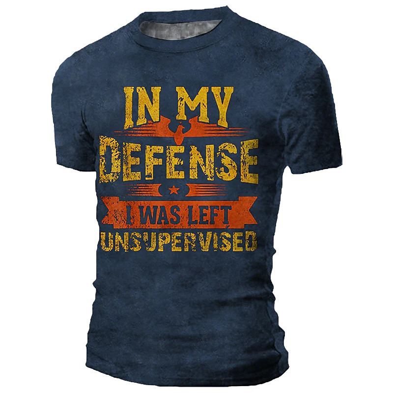 Men's Vintage In My Chic Defense Short Sleeve T-shirt