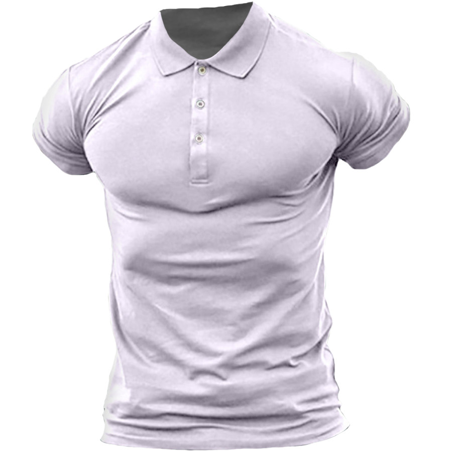

Men's Retro Casual Short Sleeve T-Shirt