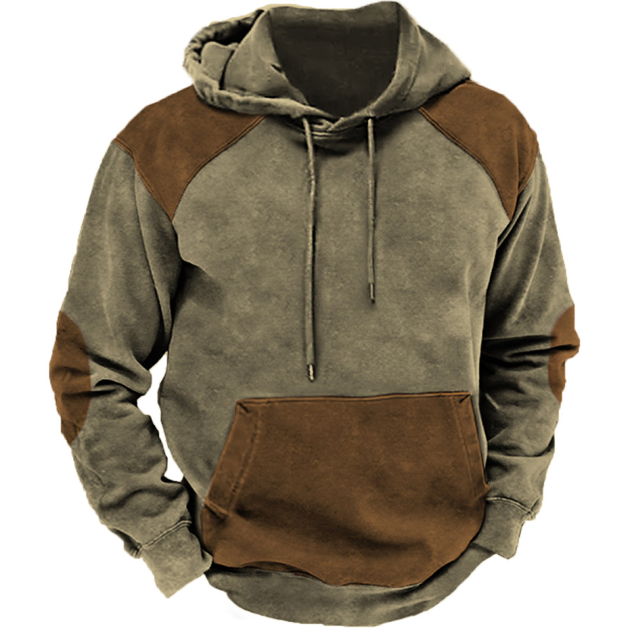 

Men's Vintage Casual Hooded Sweatshirt