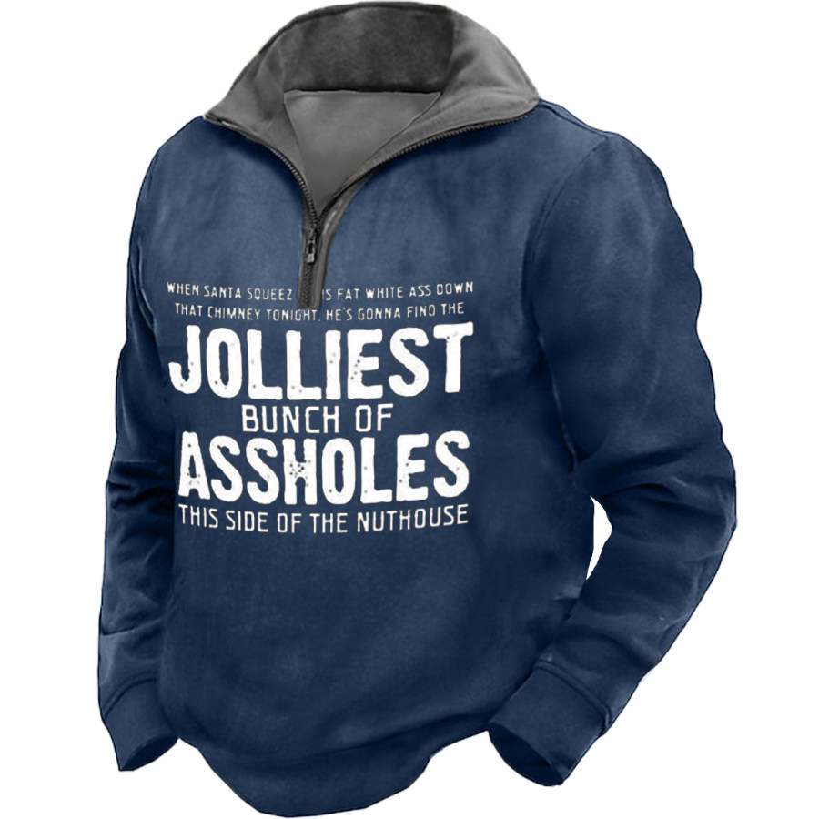 

Men's Letter Print Long Sleeve Sweatshirt