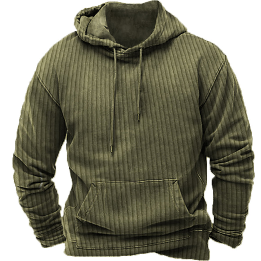 

Men's Vintage Casual Hooded Sweatshirt