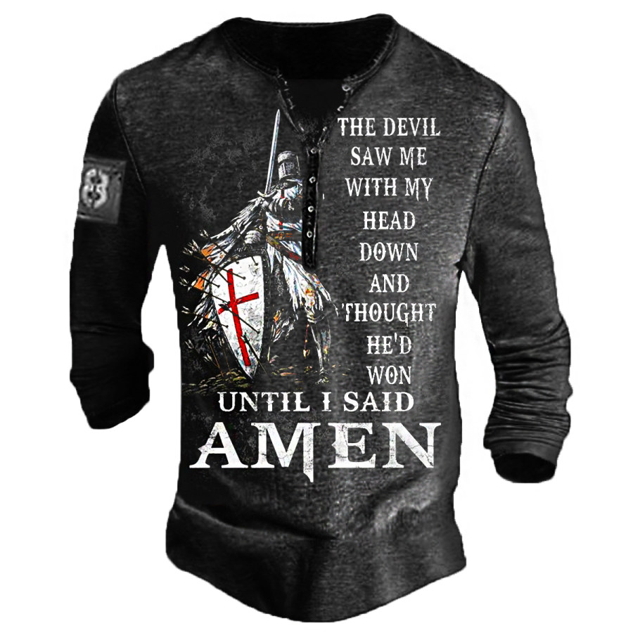 

Men's Vintage Templar Long Sleeve T-Shirt