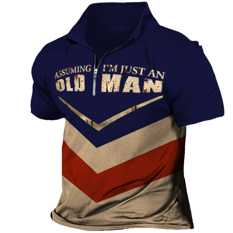 

Men's Vintage OLD MAN Short Sleeve T-Shirt