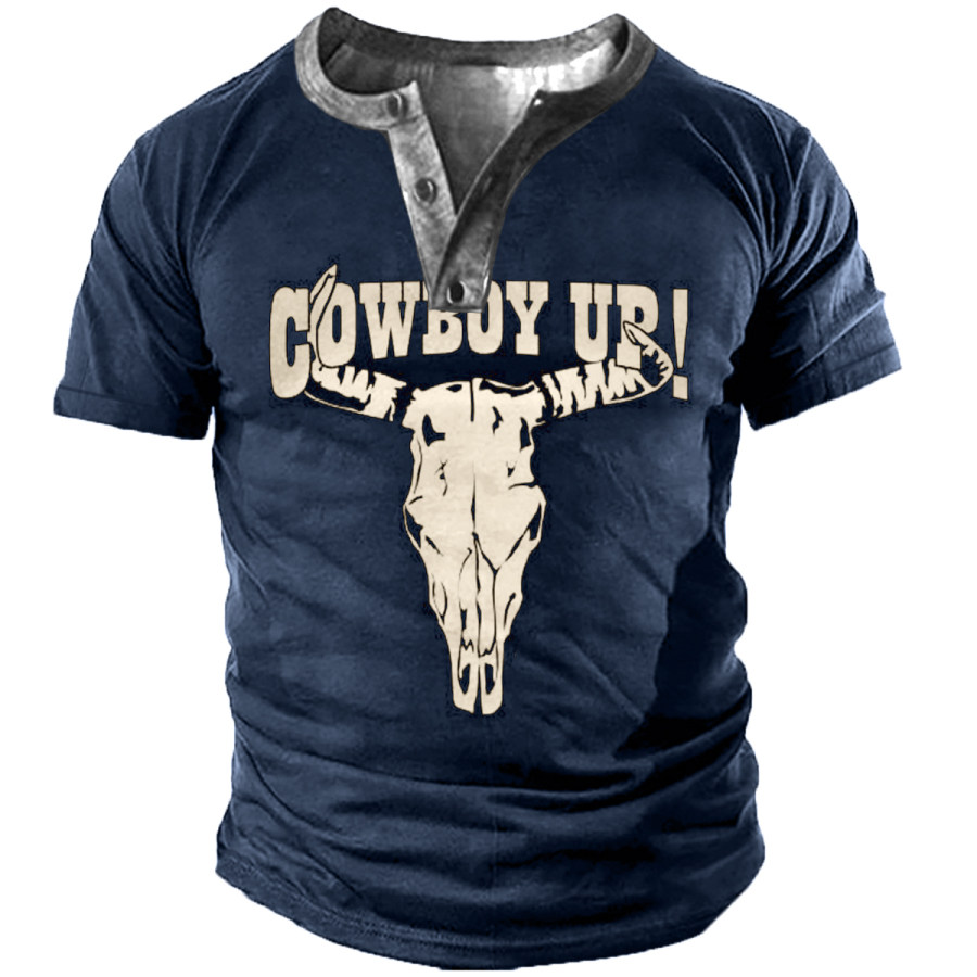 

Men's Vintage COWBOY Short Sleeve T-shirt