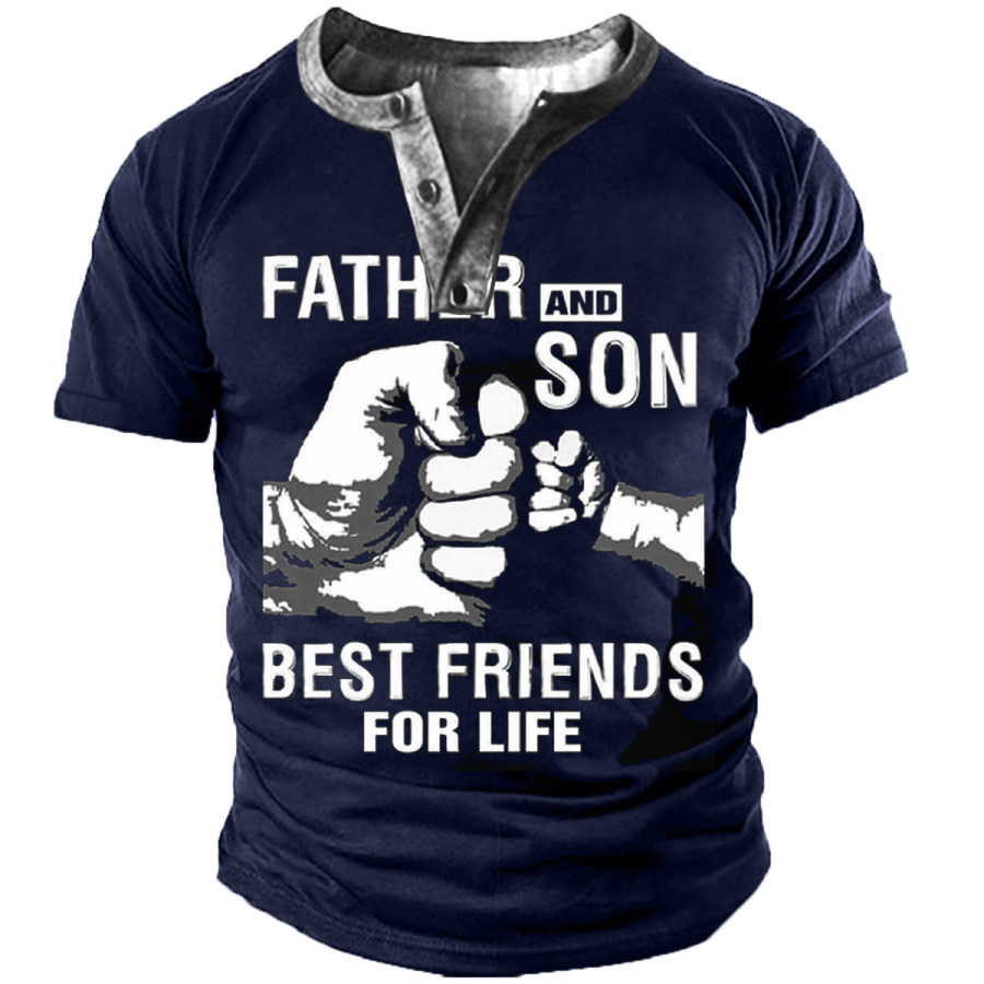 

Men's Vintage FATHER AND SON Short Sleeve T-Shirt