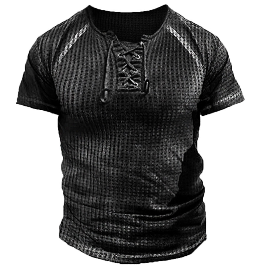 

Men's Vintage Waffle Short Sleeve T-Shirt
