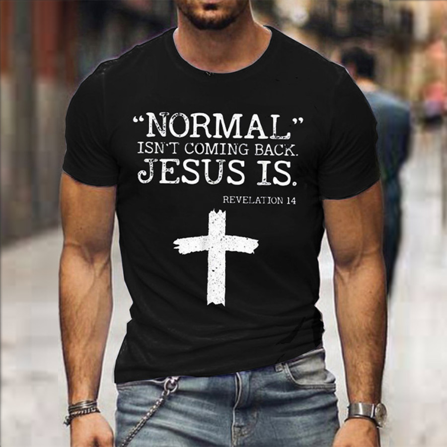 

Men's Vintage Apocalypse Round Neck Short Sleeve T-Shirt