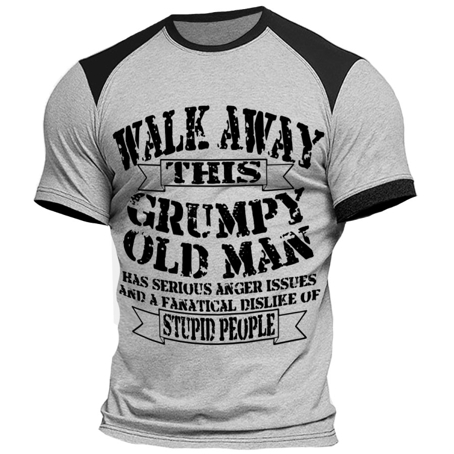 

Men's Vintage OLD MAN Short Sleeve T-Shirt