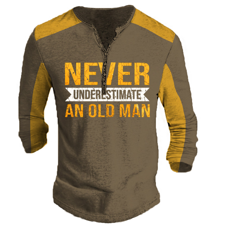 

Men's Vintage Old Man Henry Long Sleeve T-Shirt