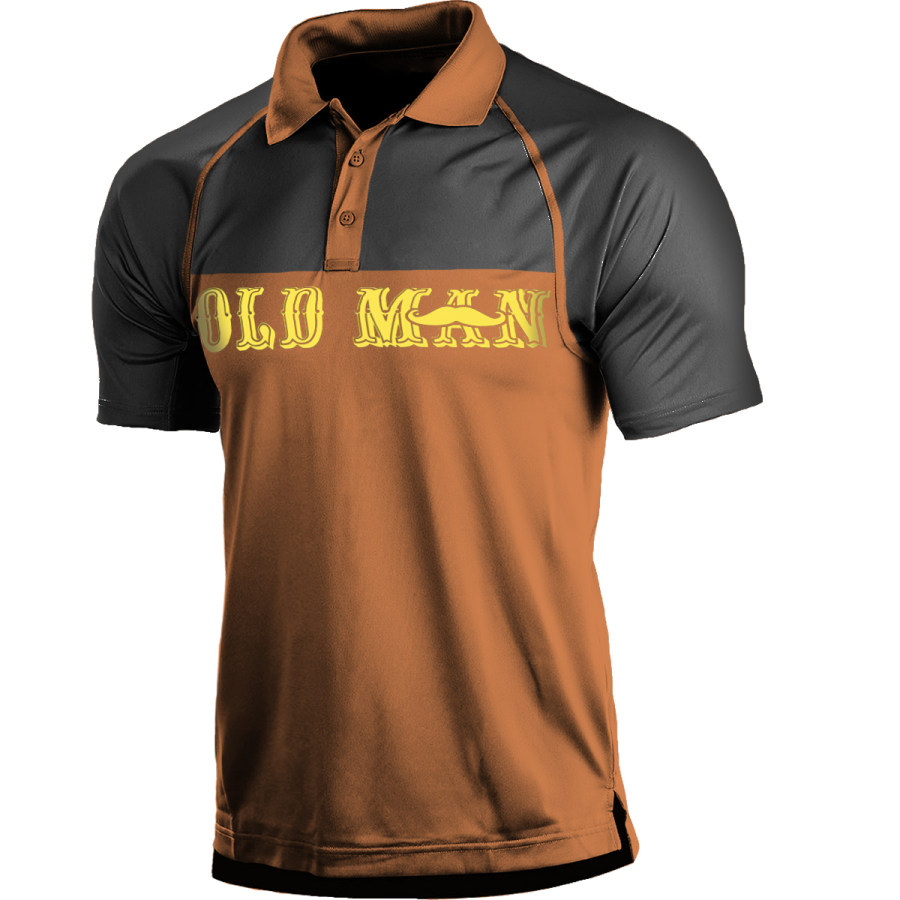 

Men's Vintage OLD MAN Polo Shirt
