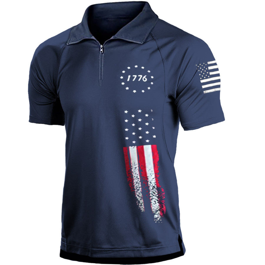 

Men's Vintage 1776 Independence Day POLO Shirt