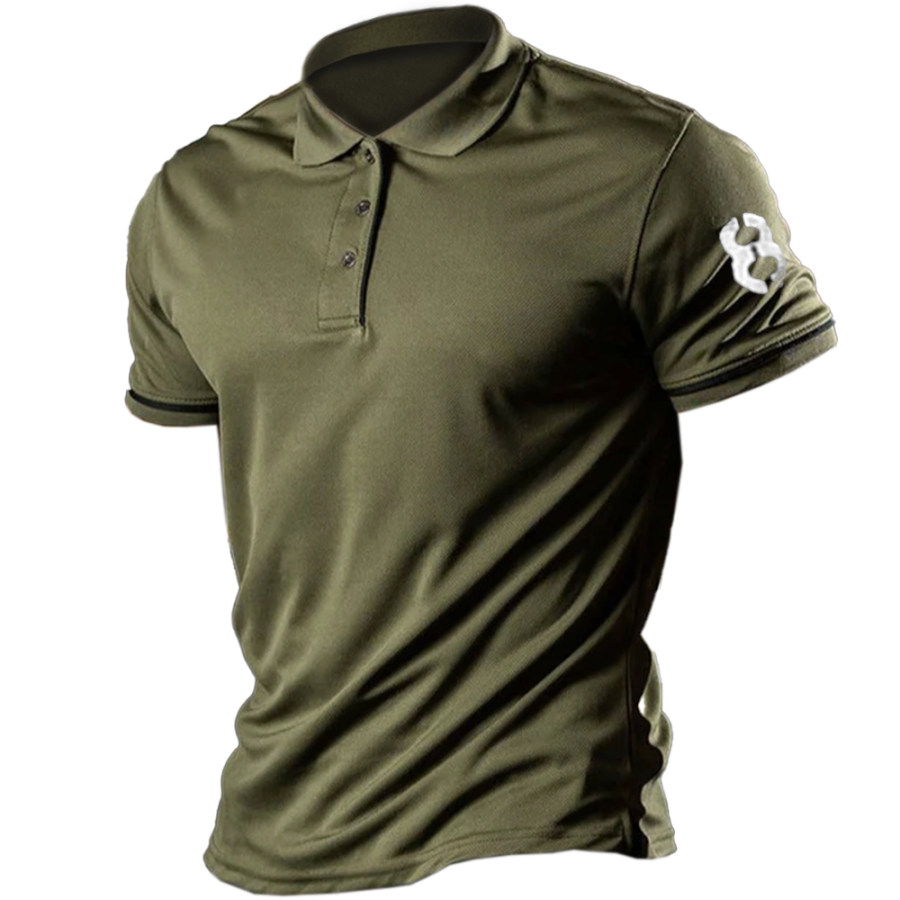 

Men's Outdoor Tactical Polo Neck T-Shirt