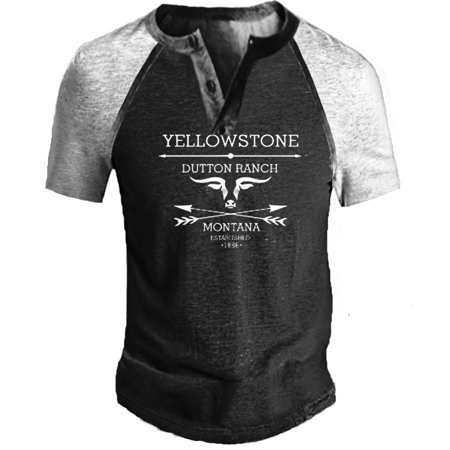 

Men's Vintage Yellowstone Short Sleeve T-Shirt