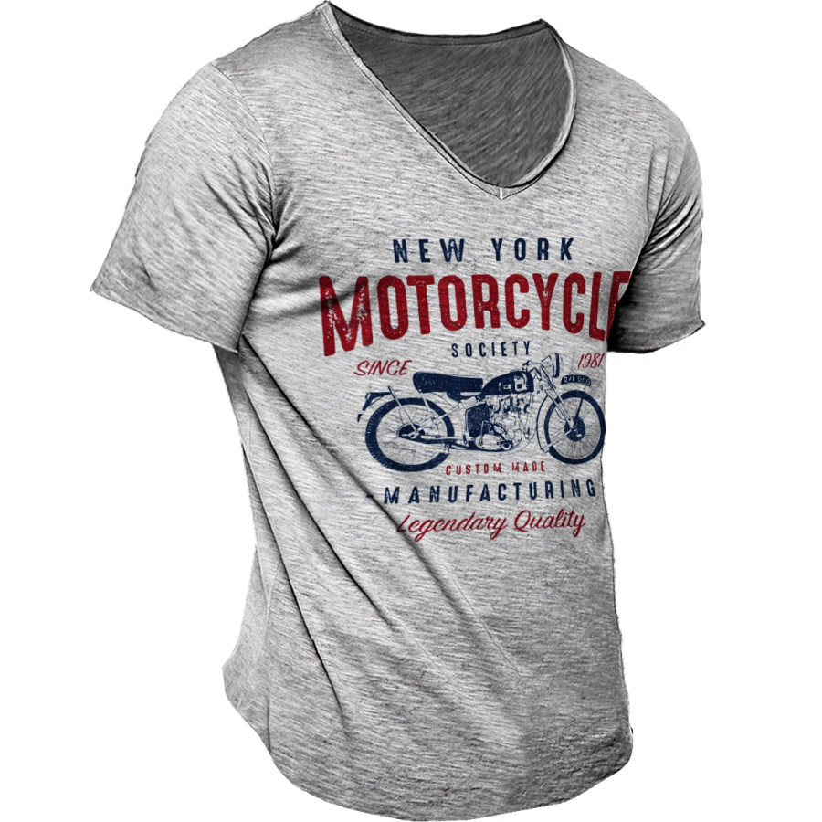 

Men's Vintage Motorcycle Short Sleeve T-Shirt