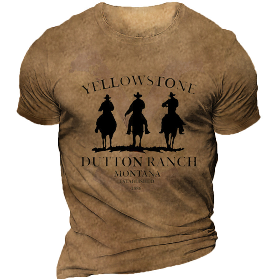 

Men's Vintage Yellowstone Short Sleeve T-Shirt