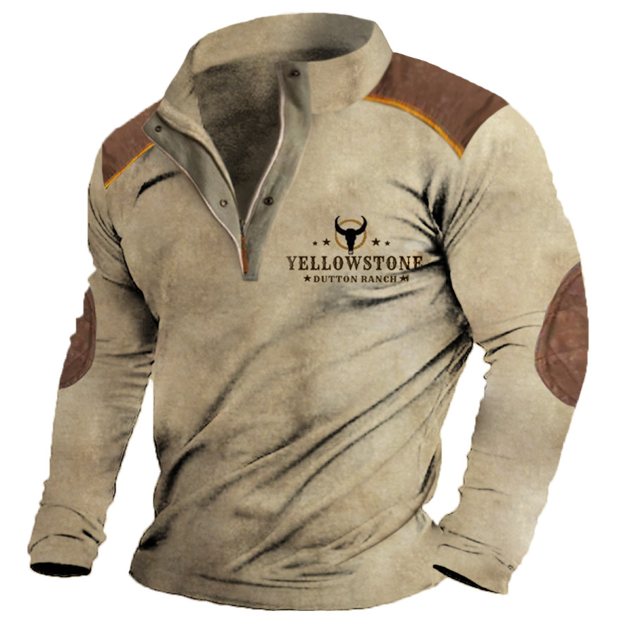 

Men's Vintage Yellowstone Long Sleeve T-Shirt