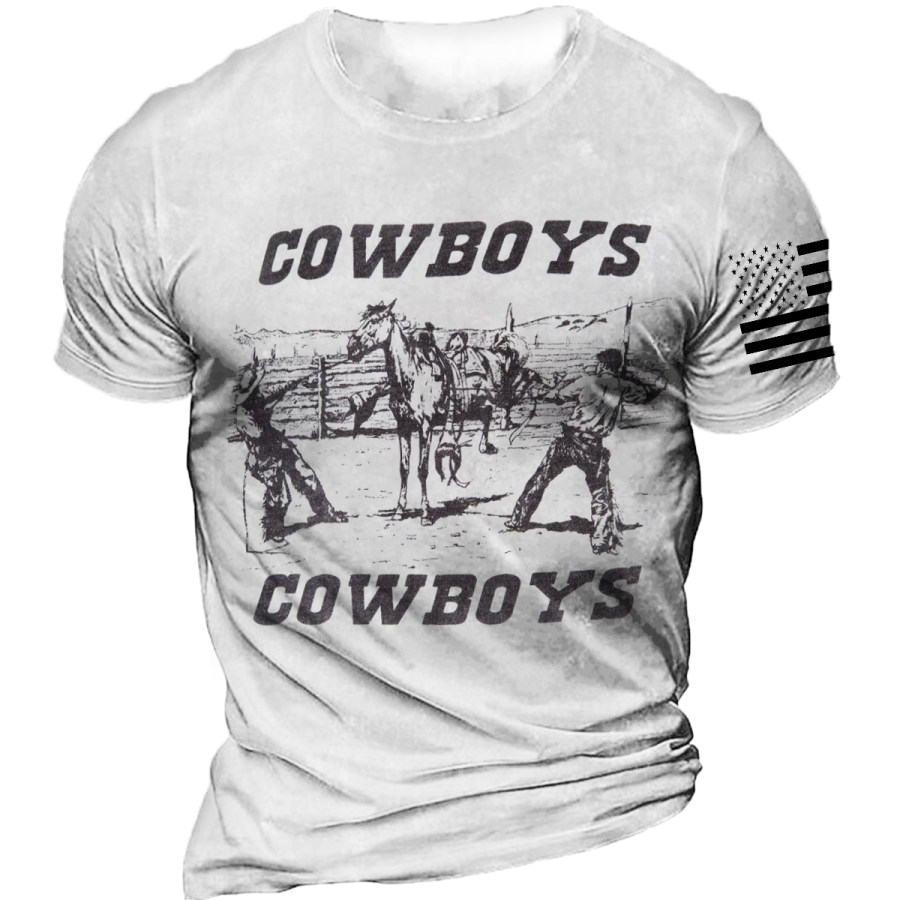 

Men's Vintage COWBOY Short Sleeve T-Shirt