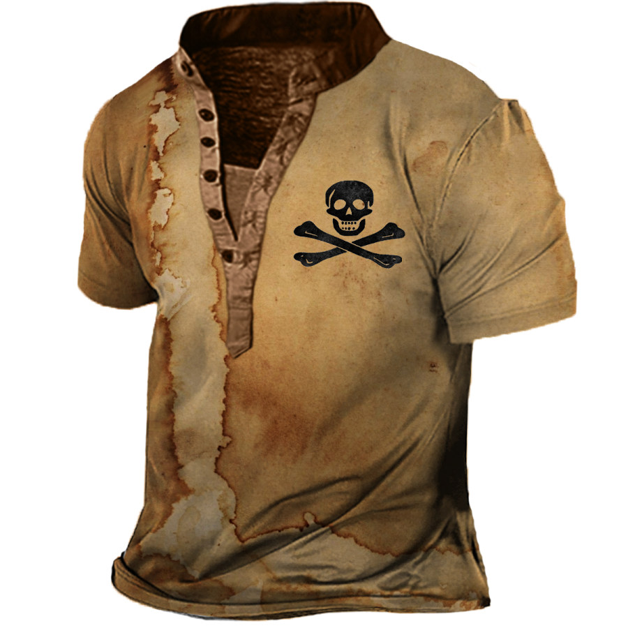 

Men's Vintage Skull Short Sleeve T-Shirt