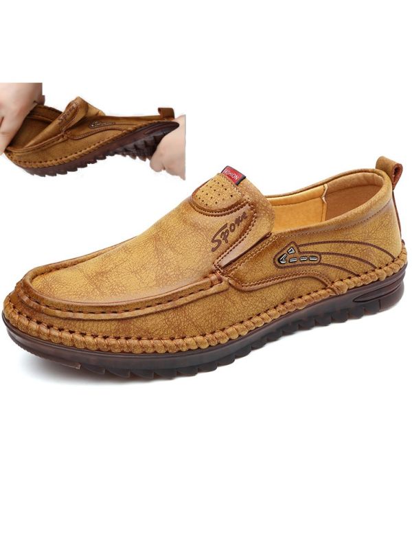 Men's Soft Breathable Leather Casual Shoes