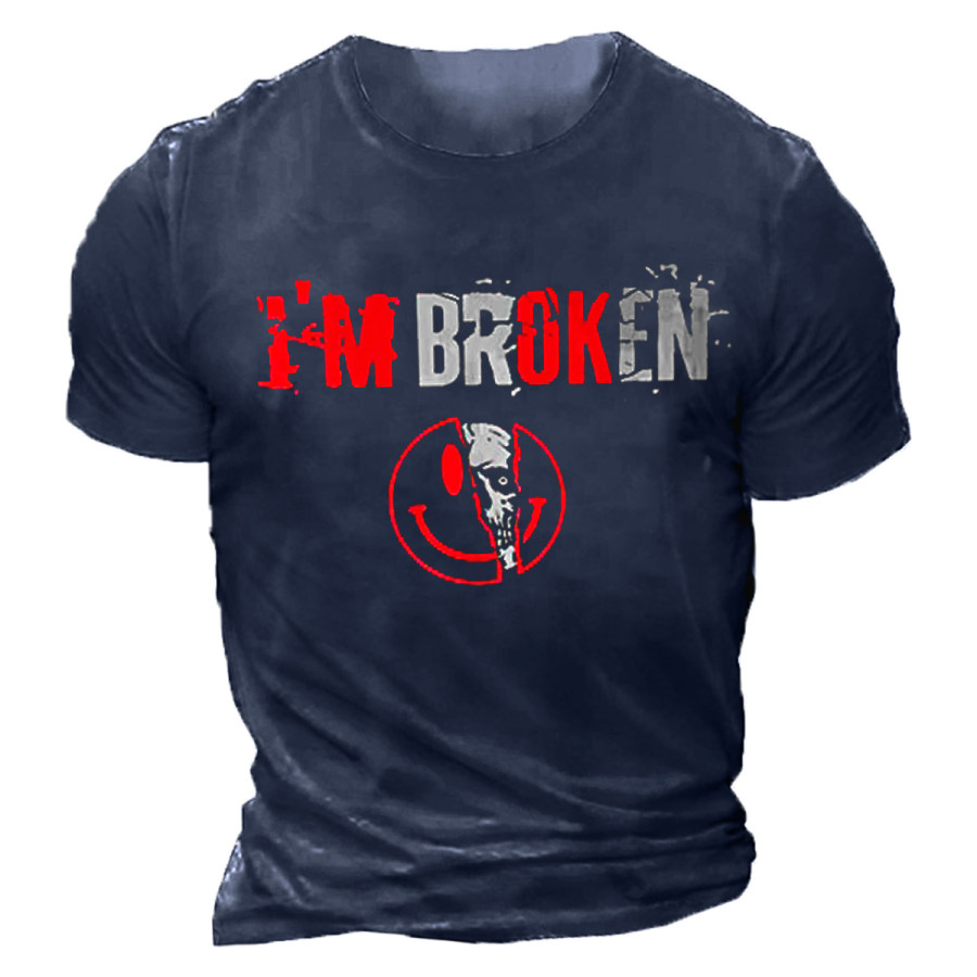 

Men's Vintage I'M BROKEN Short Sleeve T-Shirt
