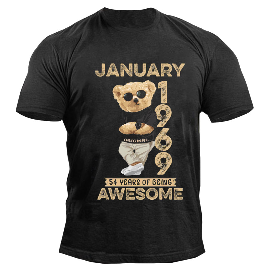 

Men's Vintage Teddy Bear 1969 Short Sleeve T-Shirt