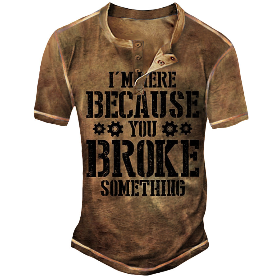 

Men's Vintage Repair Short Sleeve T-Shirt