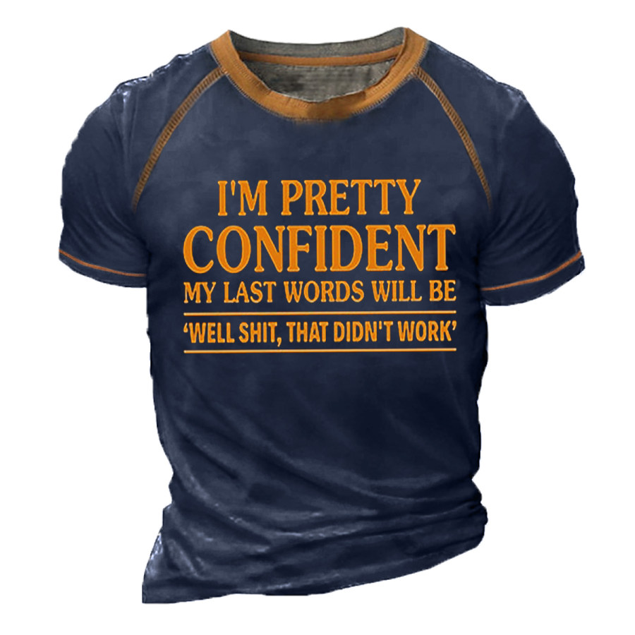 

Men's Vintage CONFIDENT Short Sleeve T-Shirt