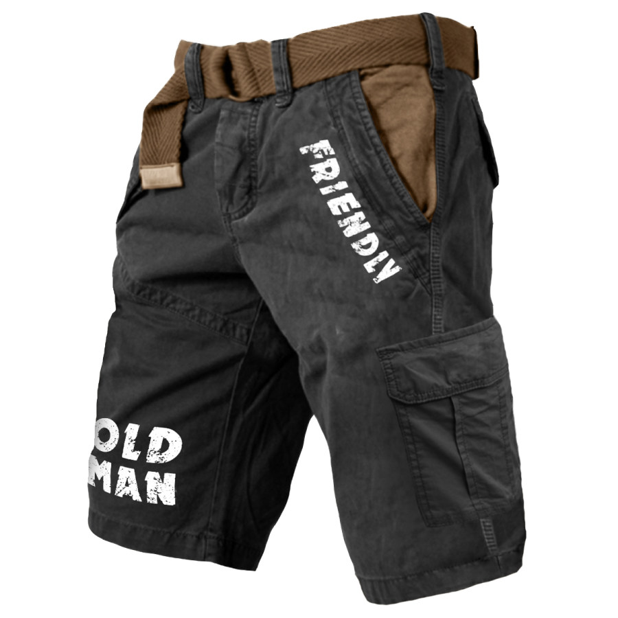 

Men's Vintage OLD MAN Pocket Shorts