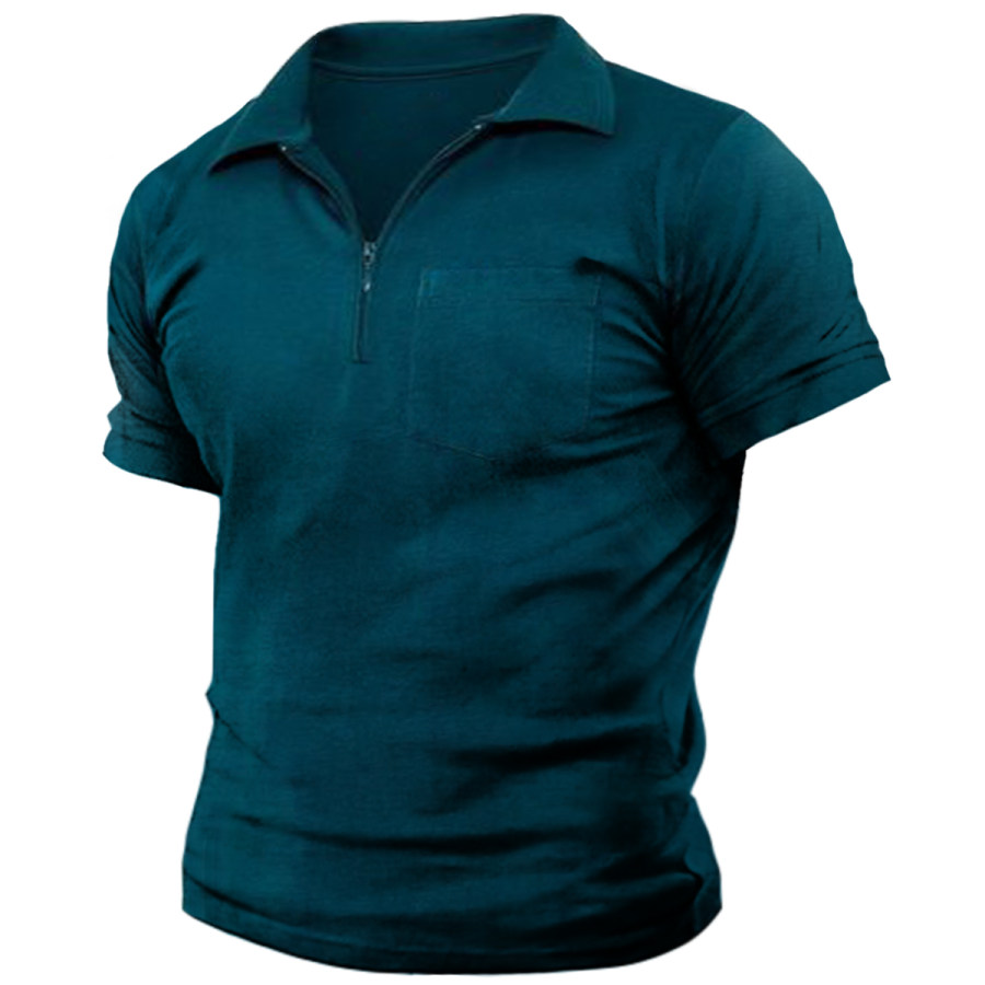 

Men's Vintage Polo Short Sleeve T-Shirt