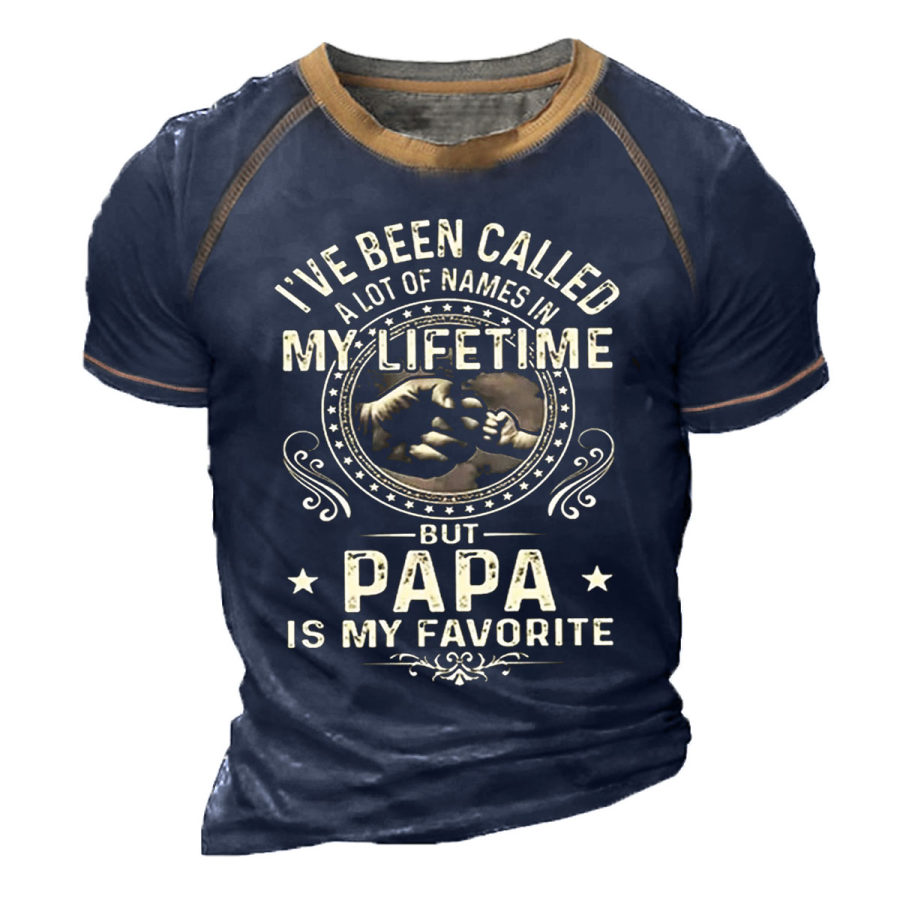 

Men's Vintage PAPA Short Sleeve T-shirt