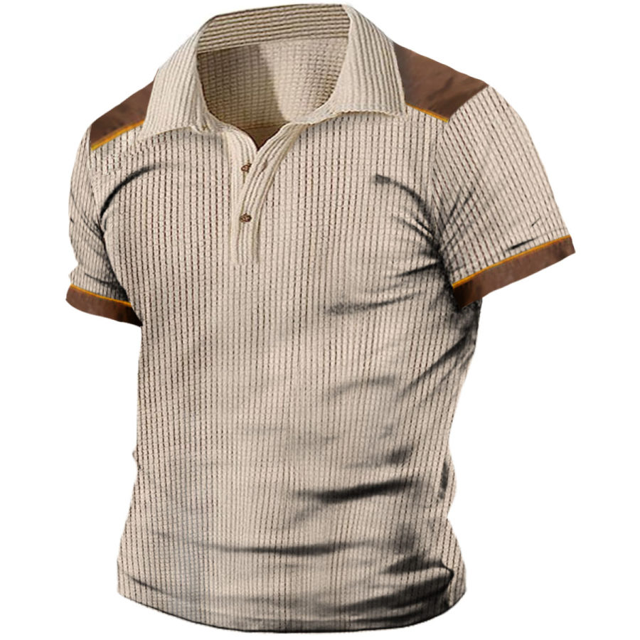 

Men's Vintage Waffle Short Sleeve T-Shirt