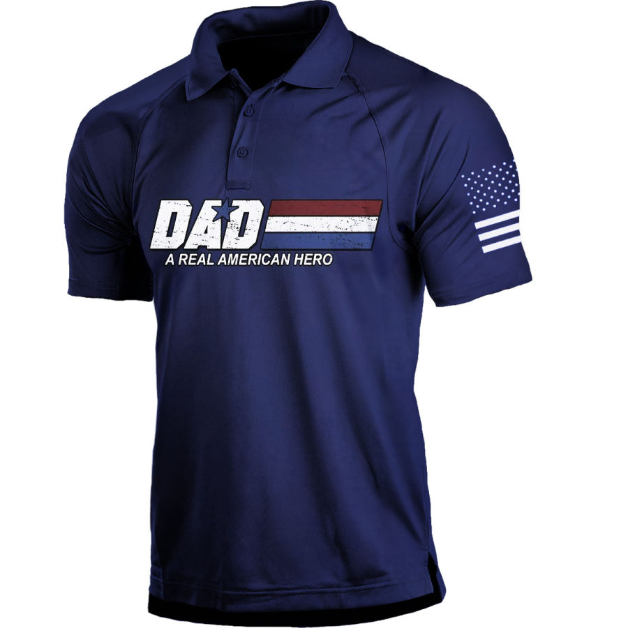 

Men's DAD Short Sleeve Polo Shirt