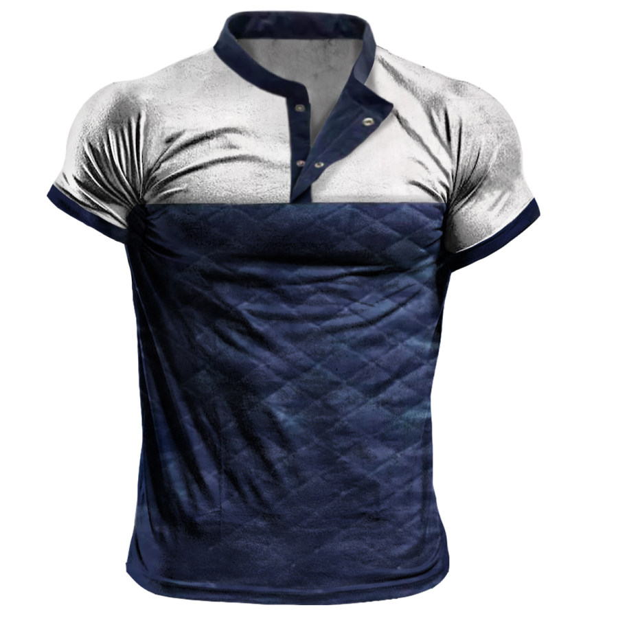 

Men's Vintage Colorblock Short Sleeve T-Shirt