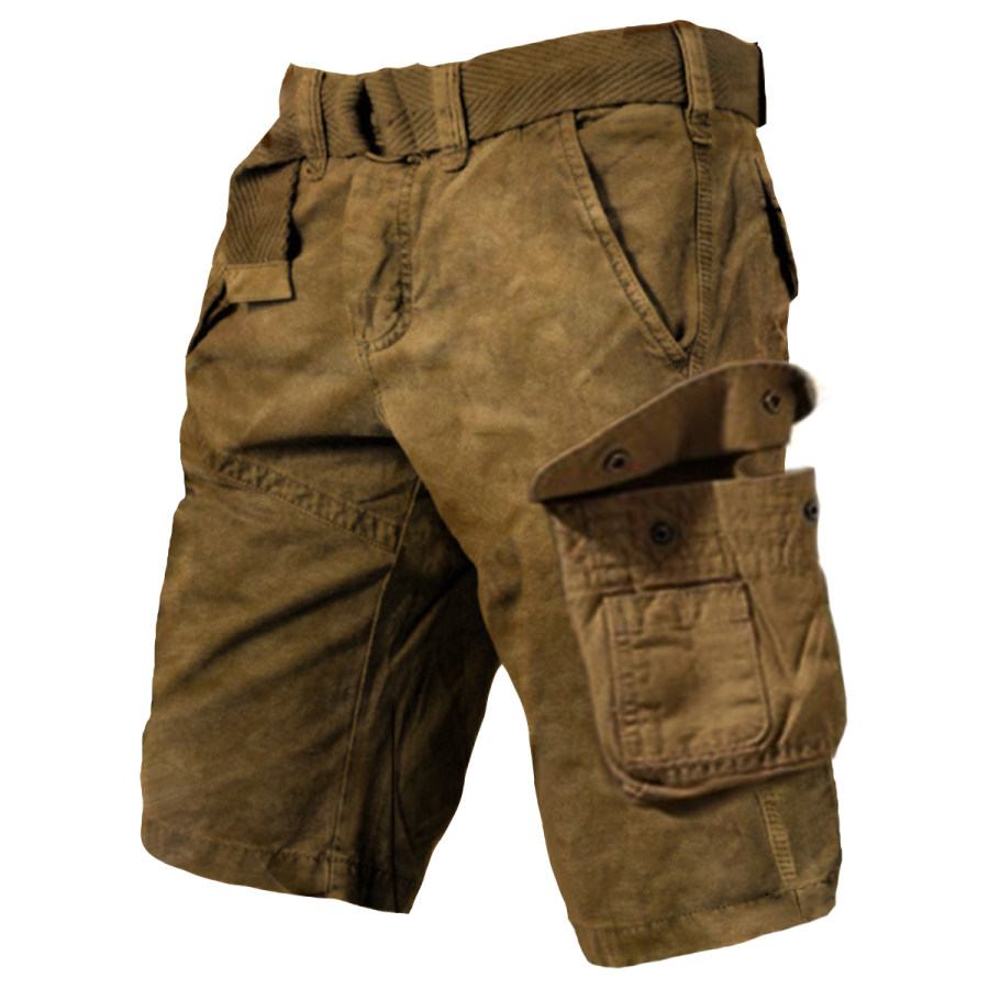 

Men's Vintage Multi Pocket Cargo Shorts