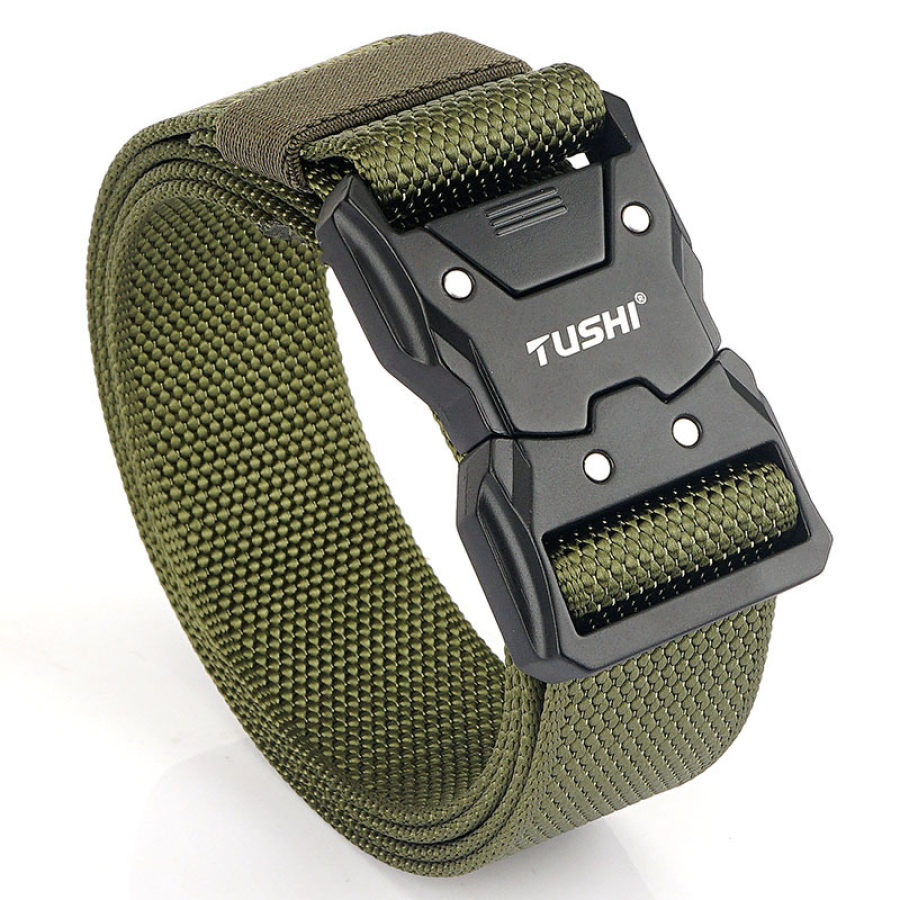 

Men's Outdoor Quick Release Buckle Tactical Nylon Belt