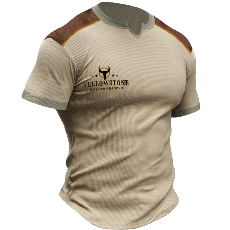 

Men's Vintage Yellowstone Short Sleeve T-Shirt