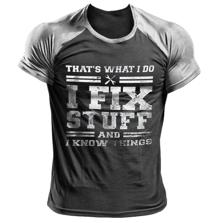 

Men's Vintage I FIX STUFF Short Sleeve T-Shirt