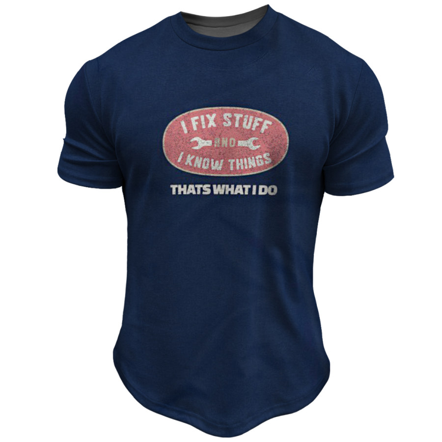 

Men's Vintage I FIX STUFF Short Sleeve T-Shirt