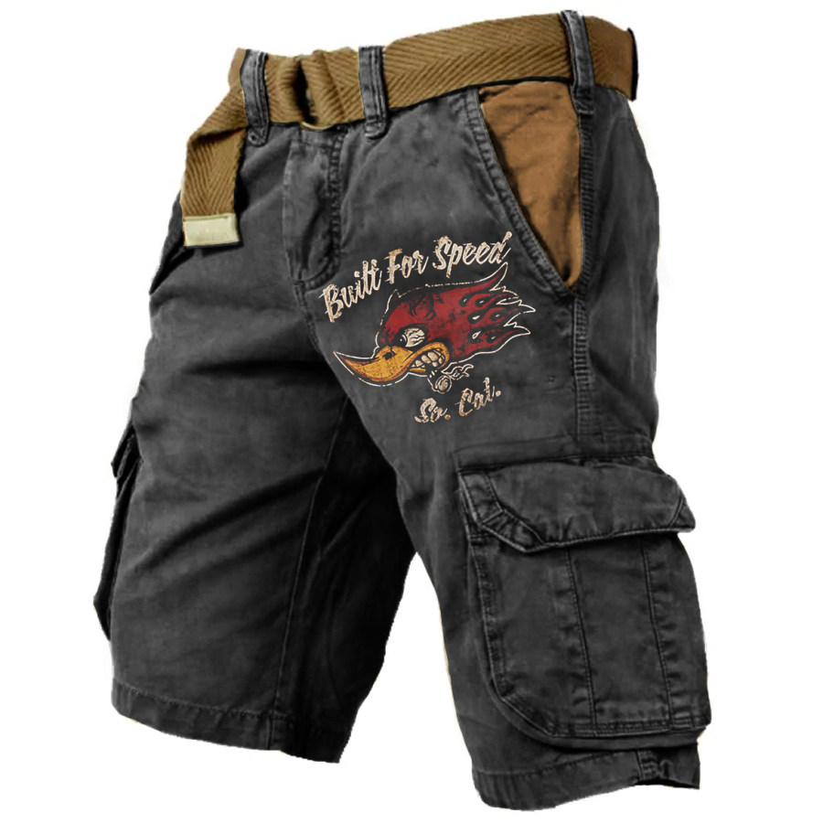 

Men's Vintage Made In USA Sign Tactical Shorts