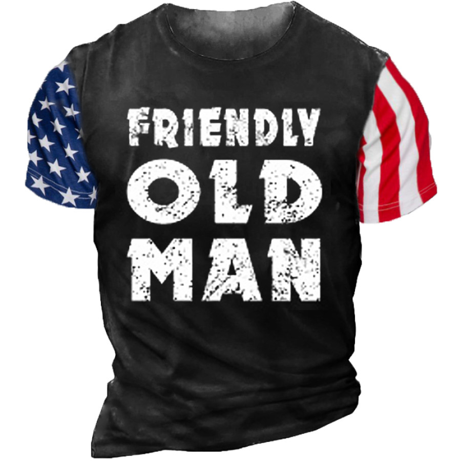 

Friendly Old Man Men's T-Shirt