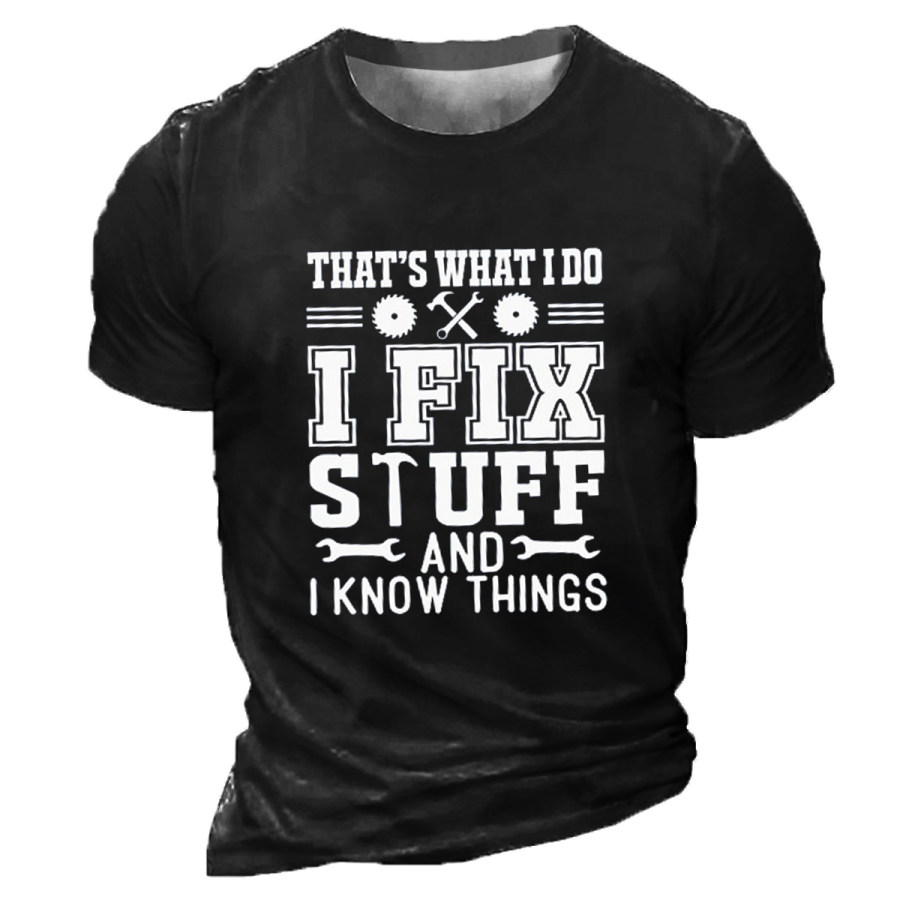 

Men's Vintage I FIX STUFF Short Sleeve T-Shirt
